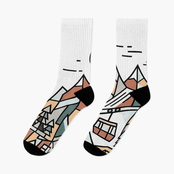 Item preview, Whistler Blackcomb Canada Souvenir - Ski Resort Gondola & Mountain Art designed and sold by OzzFrequency.