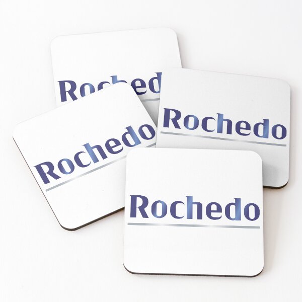 Item preview, Rochedo Metallic Blue Typography Logo designed and sold by Terbnsui.
