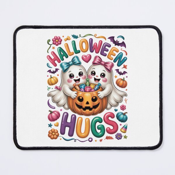Item preview, halloween hugs ghosts cute pumpkin candy designed and sold by jkrphoto.