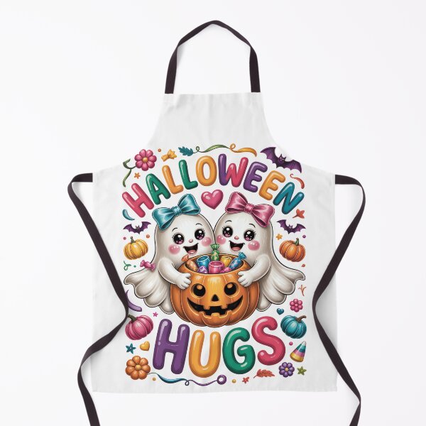 Item preview, halloween hugs ghosts cute pumpkin candy designed and sold by jkrphoto.