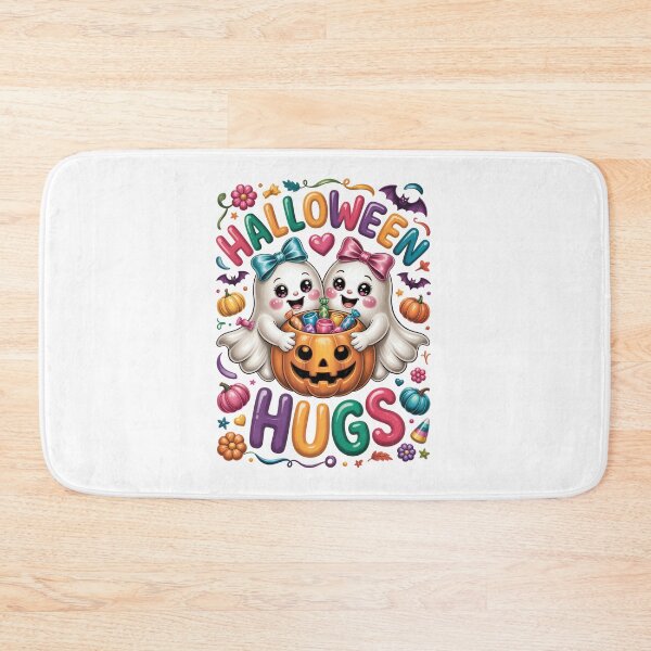 Item preview, halloween hugs ghosts cute pumpkin candy designed and sold by jkrphoto.