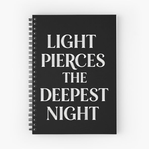 Item preview, Light Pierces The Deepest Night - Epic Fantasy Typography designed and sold by Dzblack.