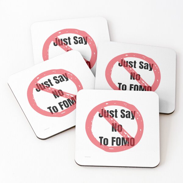Item preview, Regalo divertido para traders: ¡Di no al FOMO! — Descripción de la pegatina para taza/camiseta con humor para traders: designed and sold by Bullrunprints.