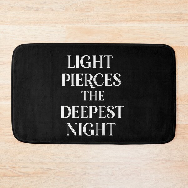 Item preview, Light Pierces The Deepest Night - Epic Fantasy Typography designed and sold by Dzblack.