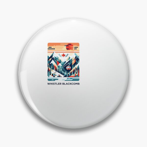 Item preview, Whistler Blackcomb Canada Souvenir - Ski Resort Gondola & Mountain Art designed and sold by OzzFrequency.