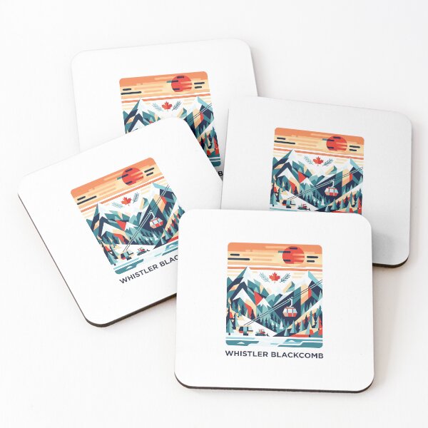 Item preview, Whistler Blackcomb Canada Souvenir - Ski Resort Gondola & Mountain Art designed and sold by OzzFrequency.