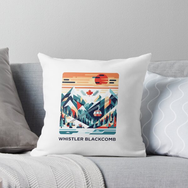 Item preview, Whistler Blackcomb Canada Souvenir - Ski Resort Gondola & Mountain Art designed and sold by OzzFrequency.