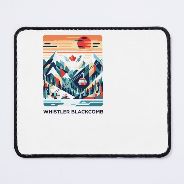 Item preview, Whistler Blackcomb Canada Souvenir - Ski Resort Gondola & Mountain Art designed and sold by OzzFrequency.