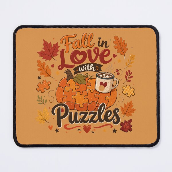 Item preview, Fall in Love with Puzzles designed and sold by Pixel-Lair.