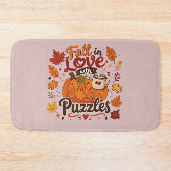 Item preview, Fall in Love with Puzzles designed and sold by Pixel-Lair.