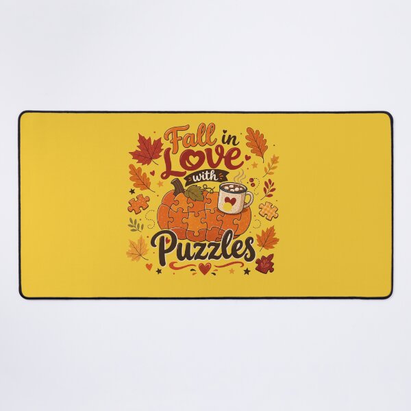 Item preview, Fall in Love with Puzzles designed and sold by Pixel-Lair.