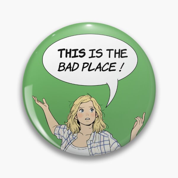 Item preview, Eleanor saying this is the bad place designed and sold by Iko.