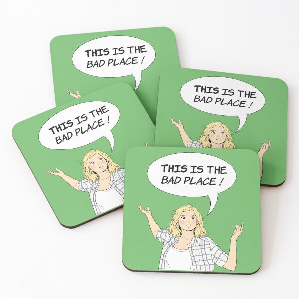 Item preview, Eleanor saying this is the bad place designed and sold by Iko.