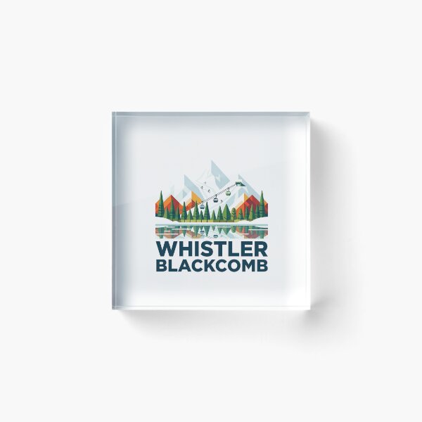 Item preview, Whistler Blackcomb Canada Souvenir - Ski Resort Gondola & Mountain Art designed and sold by OzzFrequency.