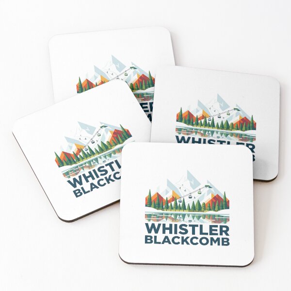 Item preview, Whistler Blackcomb Canada Souvenir - Ski Resort Gondola & Mountain Art designed and sold by OzzFrequency.