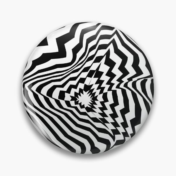 Item preview, Hypnotic Op Art Vortex – Black and White Optical Illusion Pattern designed and sold by stardustelite.