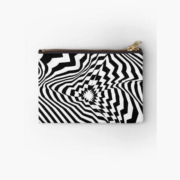 Item preview, Hypnotic Op Art Vortex – Black and White Optical Illusion Pattern designed and sold by stardustelite.