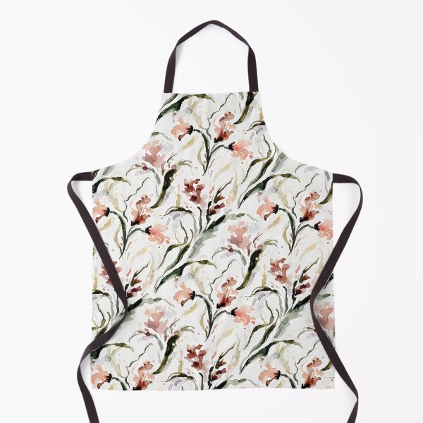 Item preview, Soft Watercolor Floral Pattern - Elegant Terracotta & Sage Wildflowers designed and sold by AOCollections.