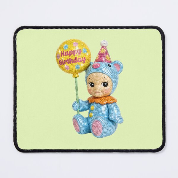 Item preview, Sonny Angel Birthday Bear Disco Figure designed and sold by Ellie Dyer.