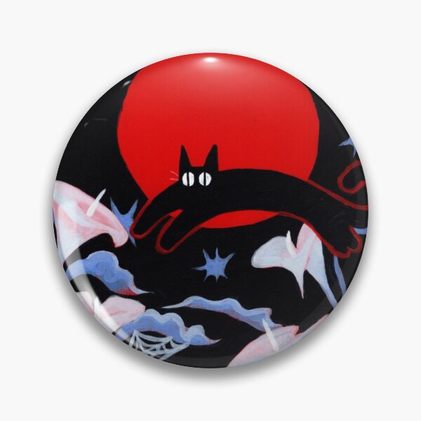 Item preview, Frolicking Black Cat designed and sold by Spooky Ash Art.