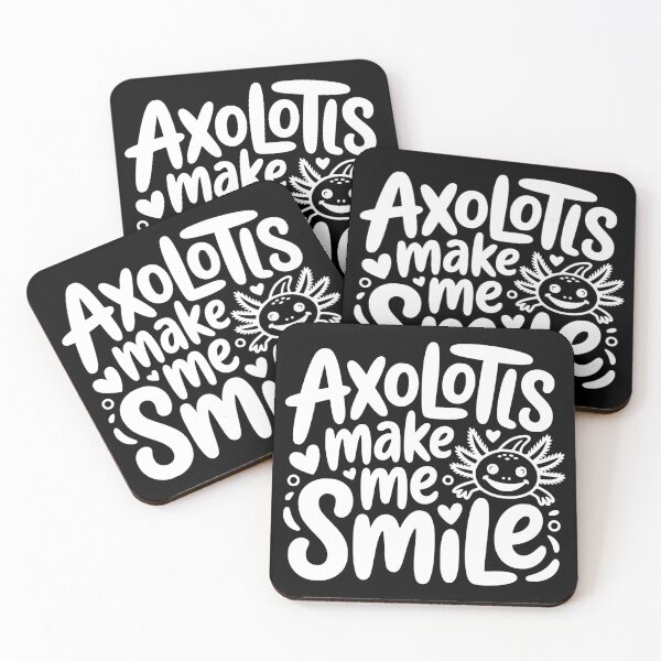 Item preview, Axolotls Make Me Smile designed and sold by theartfulaspie.