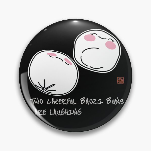Item preview, Cute Baozi Buns Sticker Kawaii Asian Food Minimalist designed and sold by JOCSTOCK.