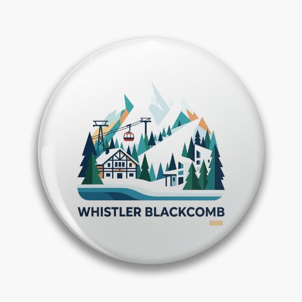 Item preview, Whistler Blackcomb Canada Souvenir - Ski Resort Gondola & Mountain Art designed and sold by OzzFrequency.