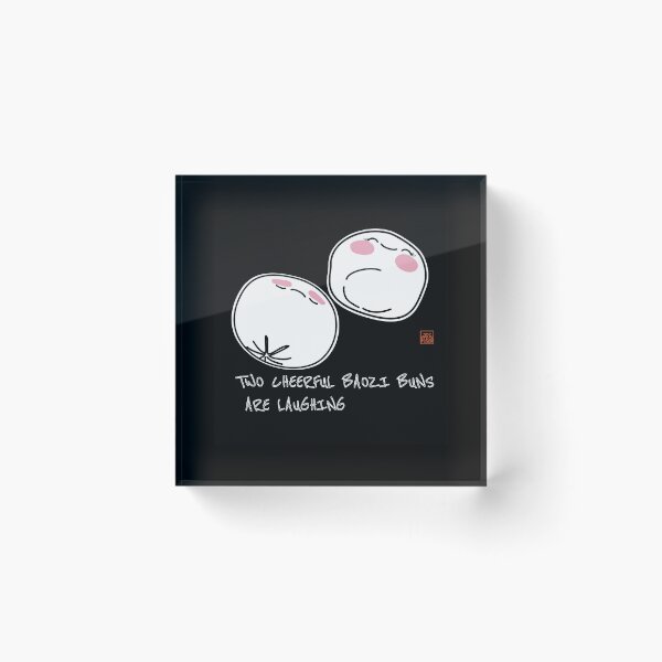 Item preview, Cute Baozi Buns Sticker Kawaii Asian Food Minimalist designed and sold by JOCSTOCK.