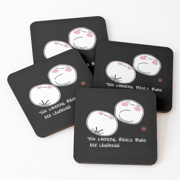 Item preview, Cute Baozi Buns Sticker Kawaii Asian Food Minimalist designed and sold by JOCSTOCK.