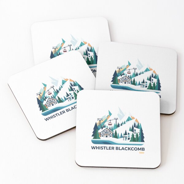 Item preview, Whistler Blackcomb Canada Souvenir - Ski Resort Gondola & Mountain Art designed and sold by OzzFrequency.