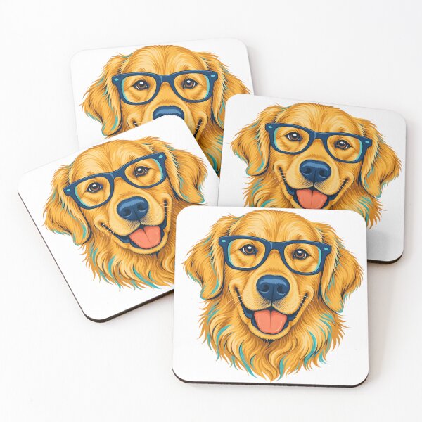Item preview, Cool Golden Retriever with Sunglasses - Fun Design for Dog Lovers designed and sold by GoldenPaws Studio ⭐.