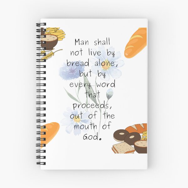 Item preview, Man Shall not live by bread Alone  designed and sold by ChihbyCharity.