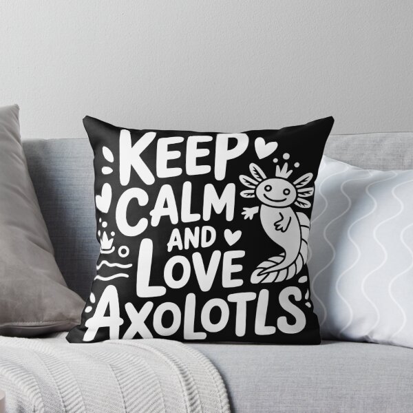 Item preview, Keep Calm and Love Axolotls designed and sold by theartfulaspie.