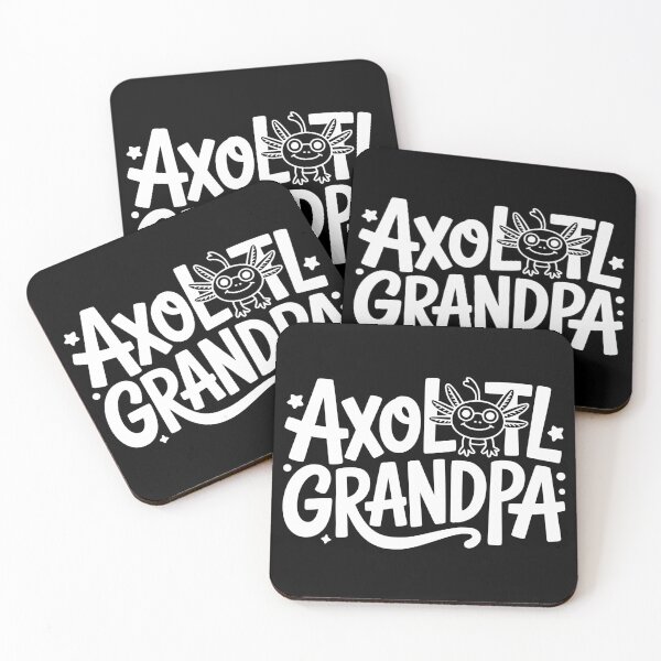 Item preview, Axolotl Grandpa designed and sold by theartfulaspie.