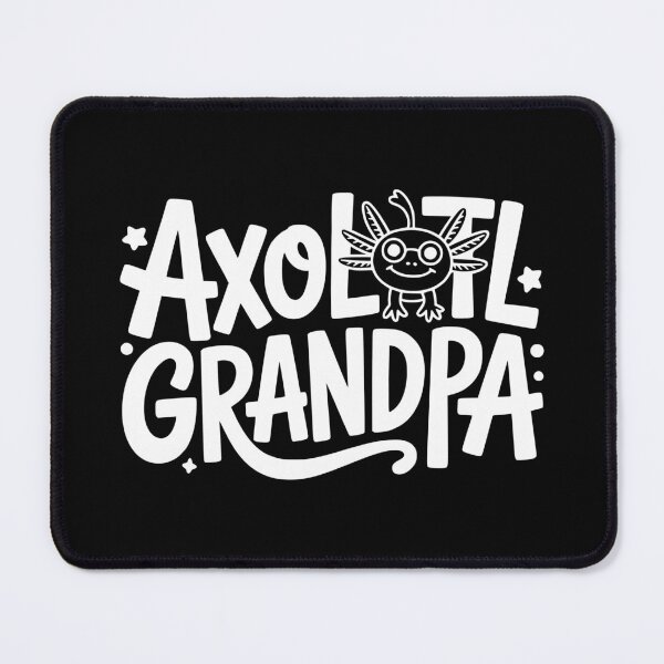 Item preview, Axolotl Grandpa designed and sold by theartfulaspie.