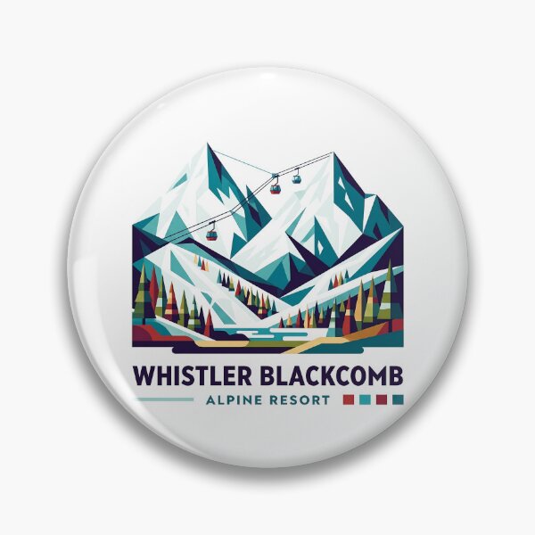 Item preview, Whistler Blackcomb Canada Souvenir - Ski Resort Gondola & Mountain Art designed and sold by OzzFrequency.