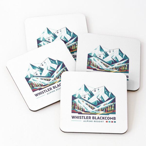 Item preview, Whistler Blackcomb Canada Souvenir - Ski Resort Gondola & Mountain Art designed and sold by OzzFrequency.