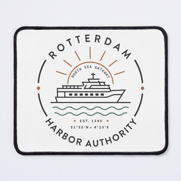 Item preview, Rotterdam Harbor Authority Vintage Maritime Badge designed and sold by N72 Heritage.