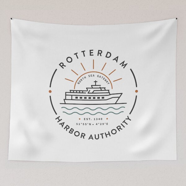 Item preview, Rotterdam Harbor Authority Vintage Maritime Badge  designed and sold by N72 Heritage.