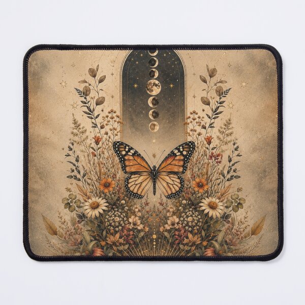 Item preview, Celestial Butterfly Botanical Moon Phases designed and sold by Rohan132.
