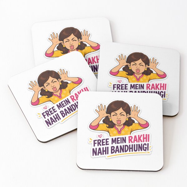 Item preview, Funny Raksha Bandhan Brother Quote Cartoon Art designed and sold by RedSwagStore.
