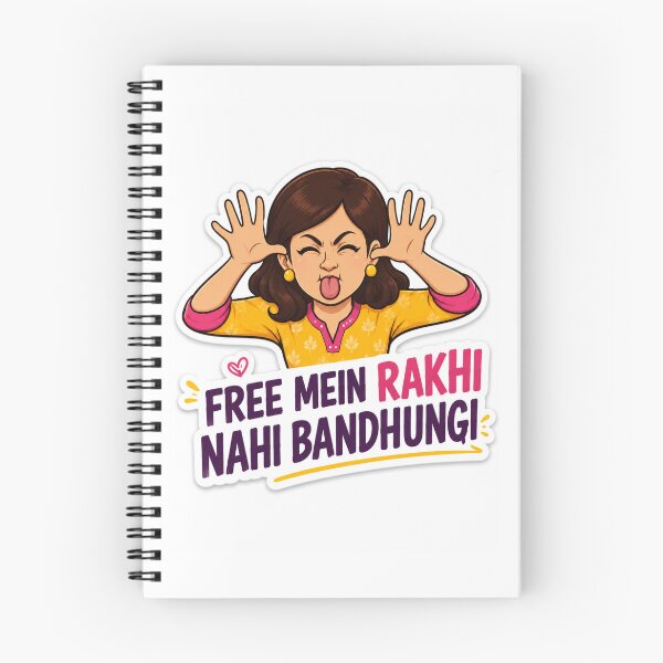 Item preview, Funny Raksha Bandhan Brother Quote Cartoon Art designed and sold by RedSwagStore.