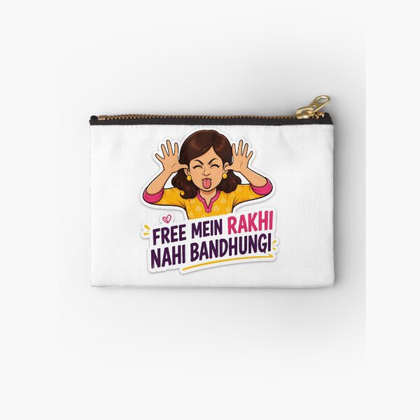 Item preview, Funny Raksha Bandhan Brother Quote Cartoon Art designed and sold by RedSwagStore.