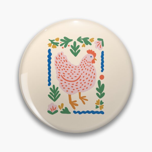 Item preview, Cottagecore Chicken: Farm Animals designed and sold by oneofthesedayys.