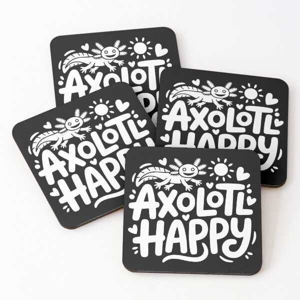 Item preview, Axolotl Happy designed and sold by theartfulaspie.