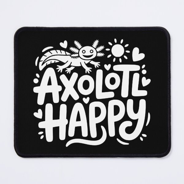 Item preview, Axolotl Happy designed and sold by theartfulaspie.