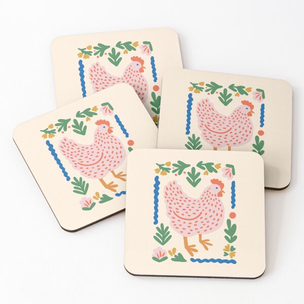 Item preview, Cottagecore Chicken: Farm Animals designed and sold by oneofthesedayys.