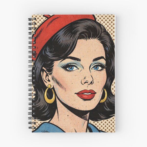 Item preview, Red Beret Girl with Freckles - Pop Art Portrait designed and sold by MAISON SYLVIE.