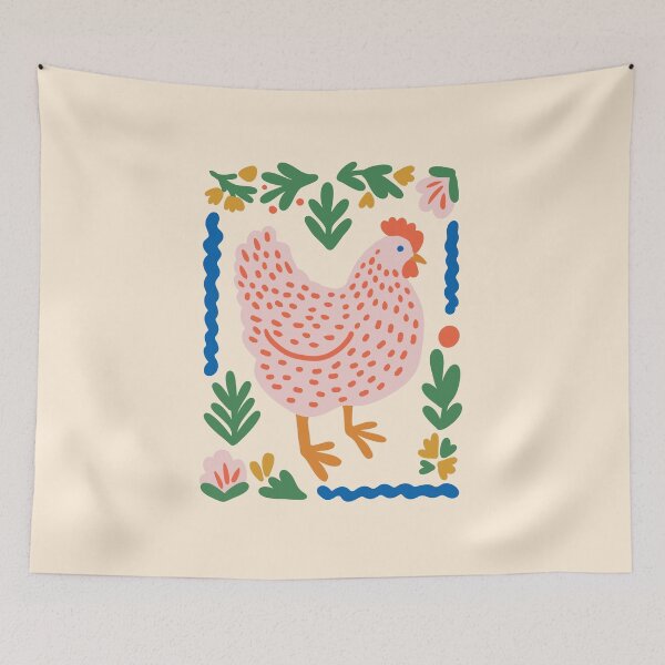 Item preview, Cottagecore Chicken: Farm Animals designed and sold by oneofthesedayys.