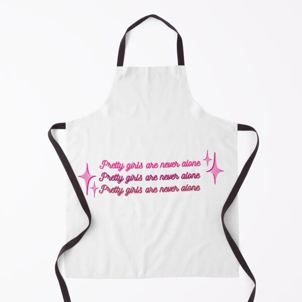 Item preview, Pretty Girls Are Never Alone Y2K Pink Cursive Typography Design designed and sold by stardustelite.